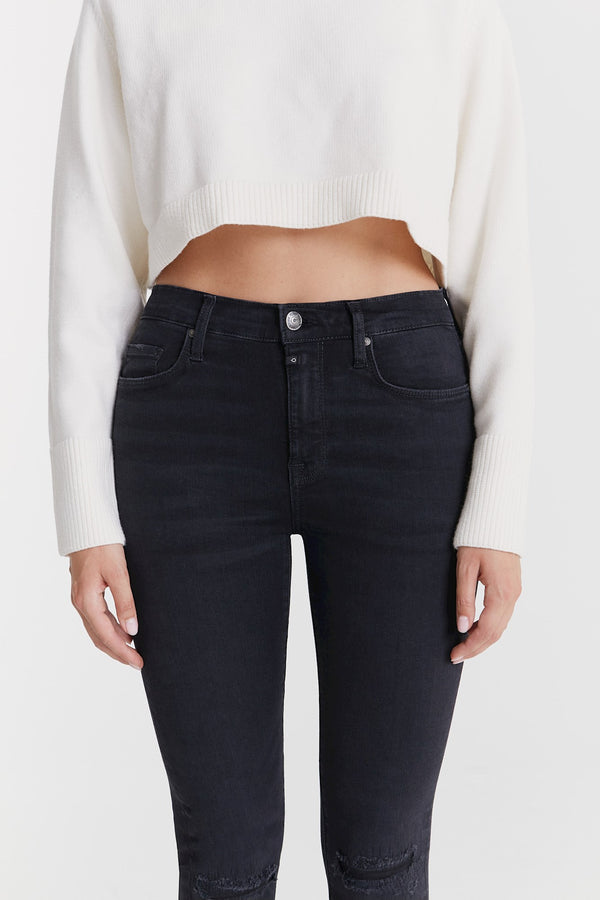 Cup Of Joe Denim Lina High Waist Ankle Length 5 Pocket Jeans