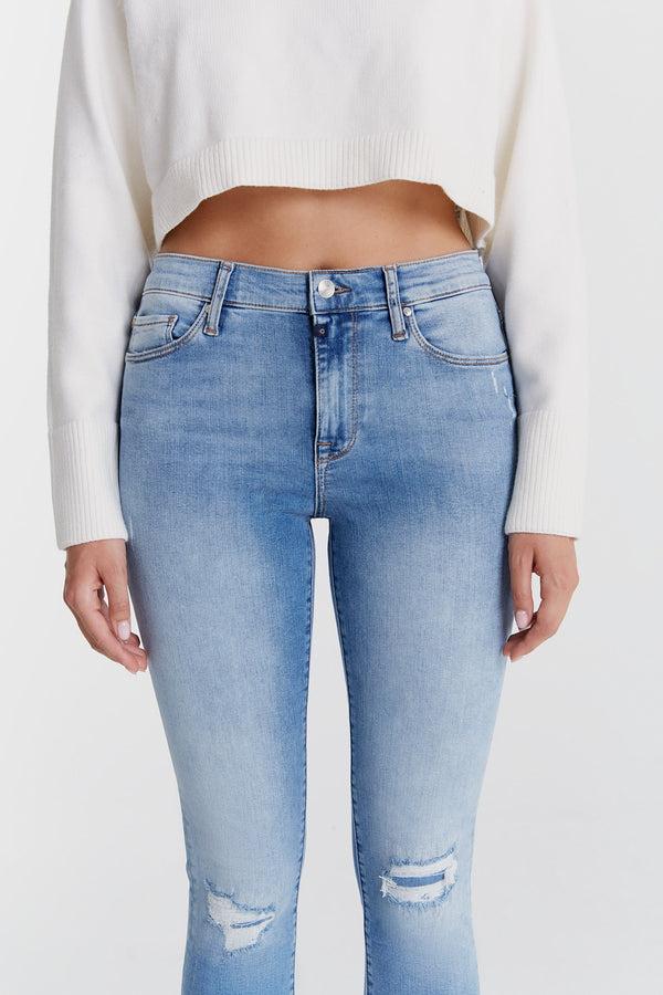 Cup Of Joe Denim Lina High Waist Ankle Length 5 Pocket Jeans