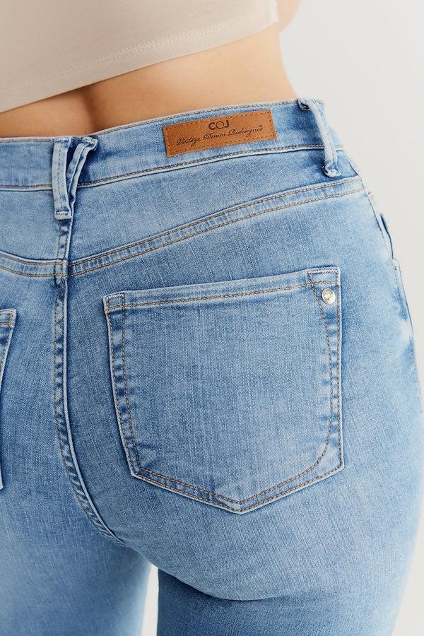Cup Of Joe Denim Lisa Ultra High Waist Regular Length 5 Pocket Jeans