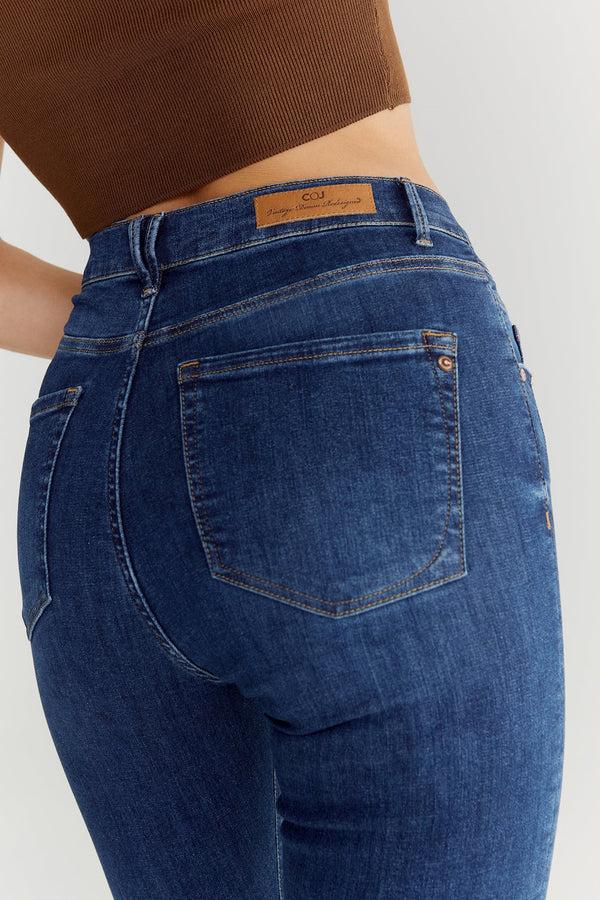 Cup Of Joe Denim Lisa Ultra High Waist Regular Length 5 Pocket Jeans