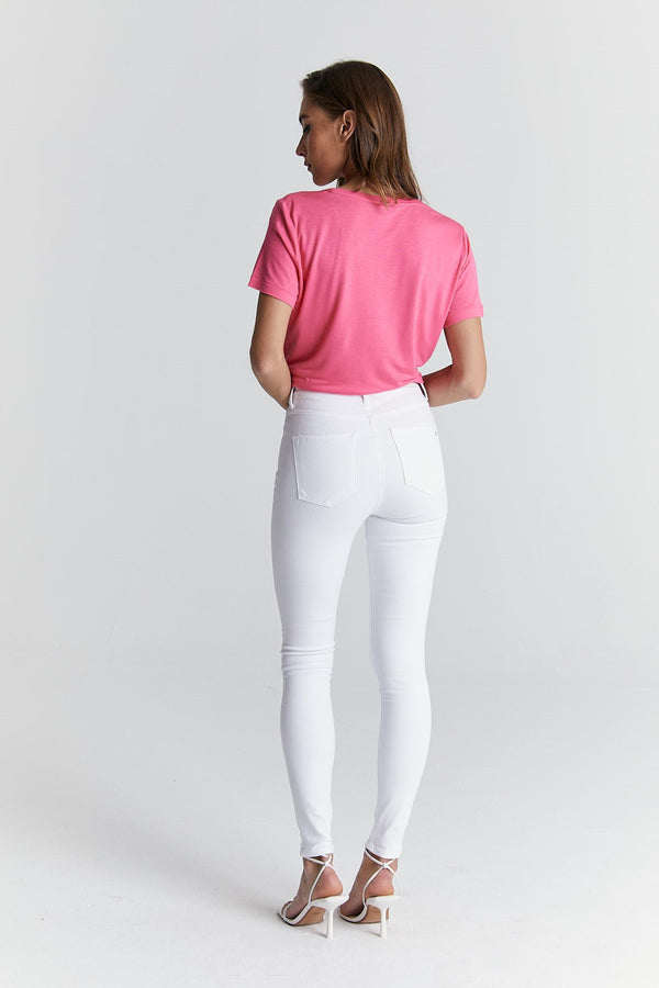 Cup Of Joe Denim Lisa Ultra High Waist Regular Length 5 Pocket Pants