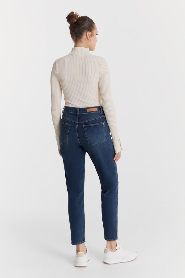 Cup Of Joe Denim Lynn Mid Waist Regular Length 5 Pocket Jeans