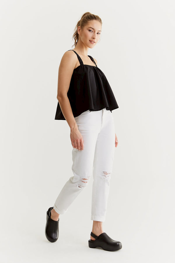 Cup Of Joe Denim Lynn Mid Waist Regular Length 5 Pocket Pants