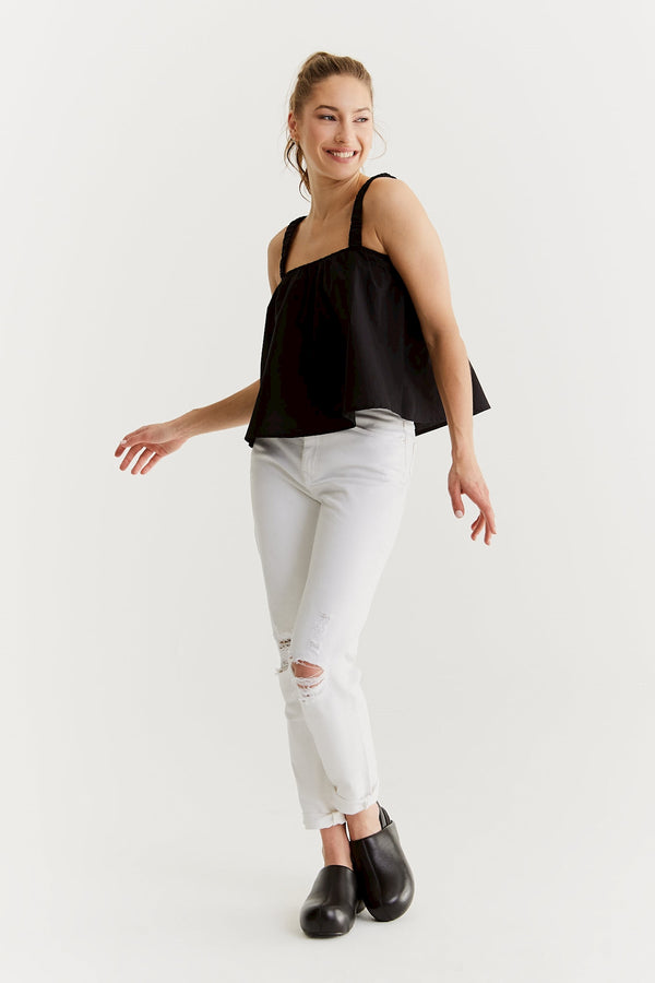 Cup Of Joe Denim Lynn Mid Waist Regular Length 5 Pocket Pants