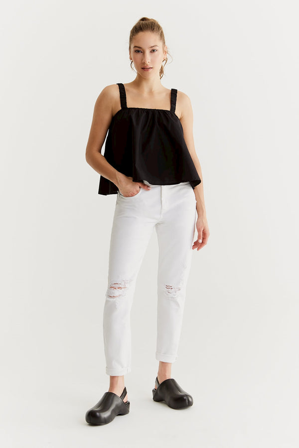 cup of joe denim Lynn Mid Waist Regular Length 5 Pocket Pants