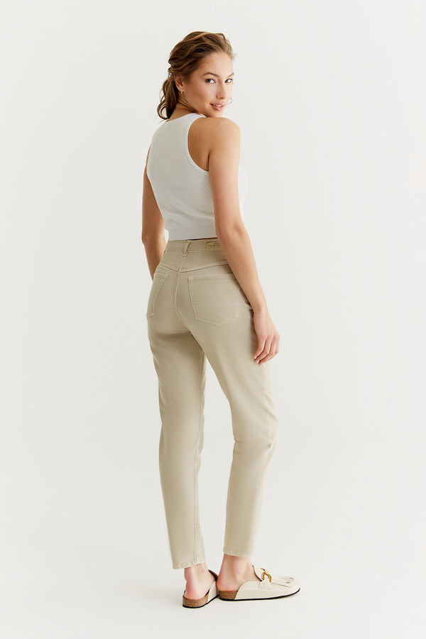 Cup Of Joe Denim Lynn Mid Waist Regular Length 5 Pocket Pants