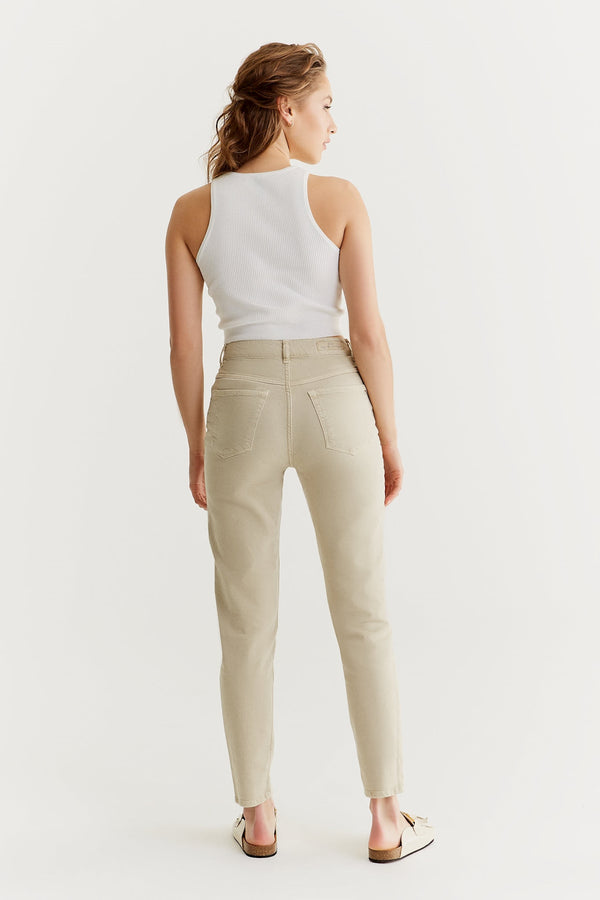 Cup Of Joe Denim Lynn Mid Waist Regular Length 5 Pocket Pants