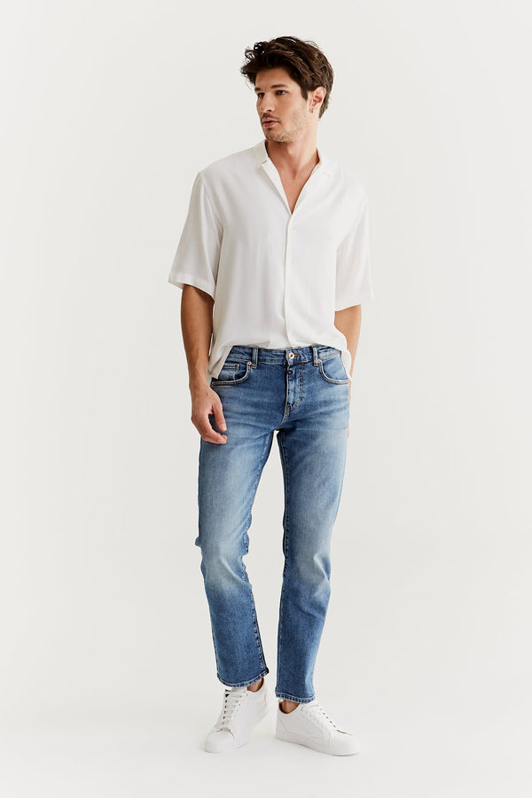 Cup Of Joe Denim Marc Mid Waist Regular Length 5 Pocket Jeans