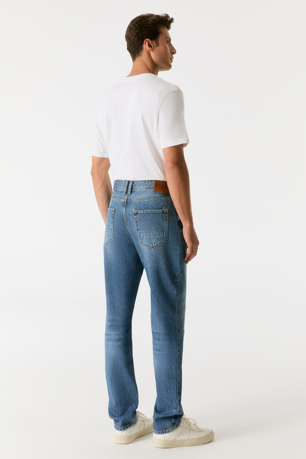 Cup Of Joe Denim Marcel Mid Waist Regular Length 5 Pocket Jeans