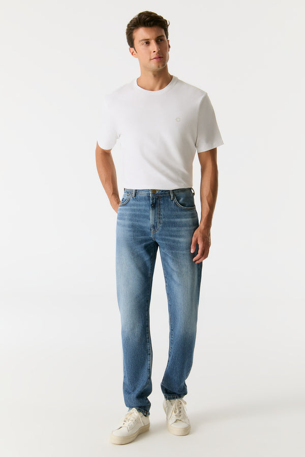 Cup Of Joe Denim Marcel Mid Waist Regular Length 5 Pocket Jeans