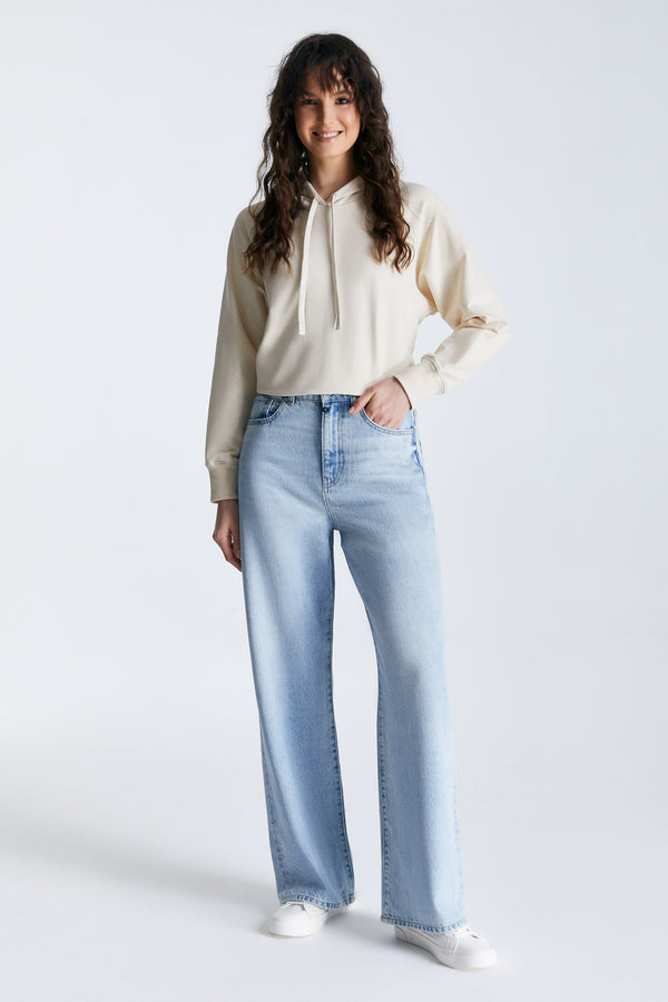 cup of joe denim Maria Ultra High Waist Full Length 5 Pocket Jeans