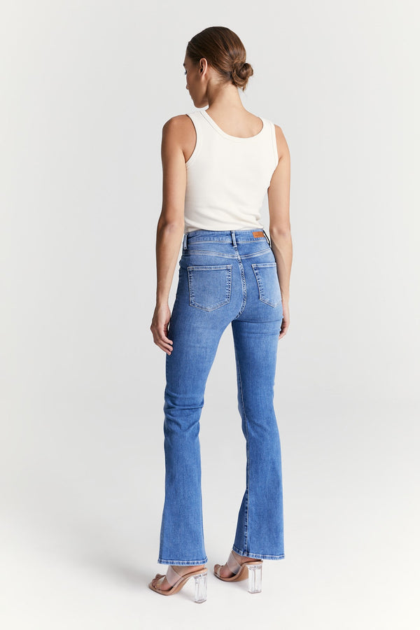 Cup Of Joe Denim Matilda Ultra High Waist Full Length 5 Pocket Jeans