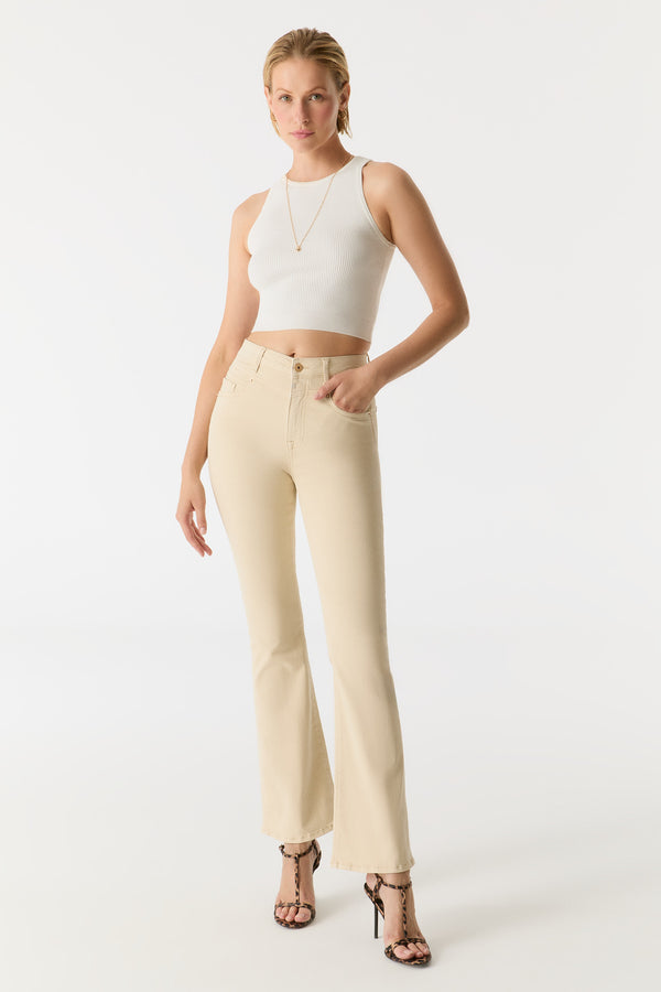 cup Of Joe Denim Matilda Ultra High Waist Full Length 5 Pocket Pants
