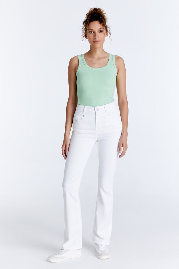 cup of joe denim Matilda Ultra High Waist Full Length 5 Pocket Pants