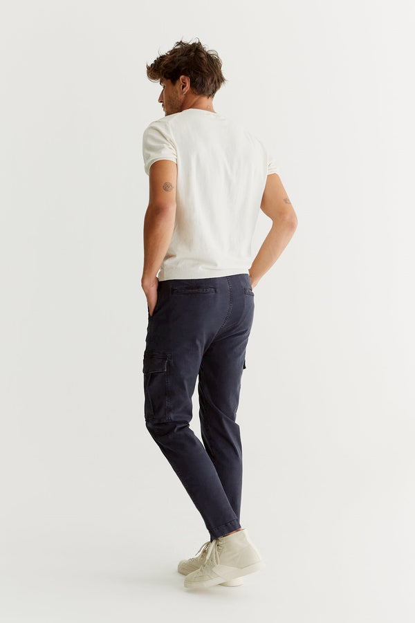 Cup Of Joe Denim Matt Mid Waist Regular Length Cargo Pants