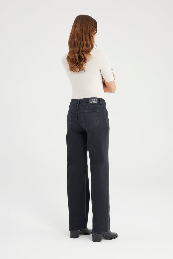 Cup Of Joe Denim Nova Mid Waist Regular Length 5 Pocket Jeans