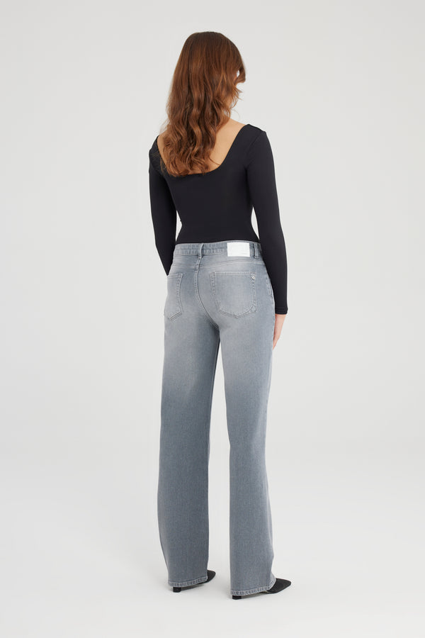 Cup Of Joe Denim Nova Mid Waist Regular Length 5 Pocket Jeans