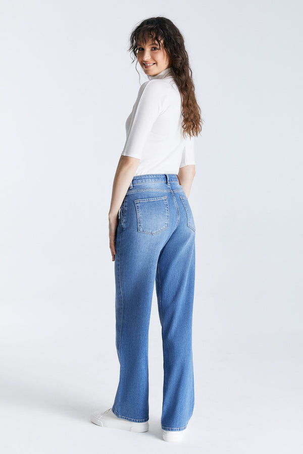 Cup Of Joe Denim Nova Mid Waist Regular Length 5 Pocket Jeans