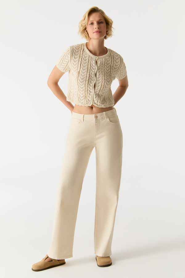 Cup Of Joe Denim Nova Mid Waist Regular Length 5 Pocket Pants
