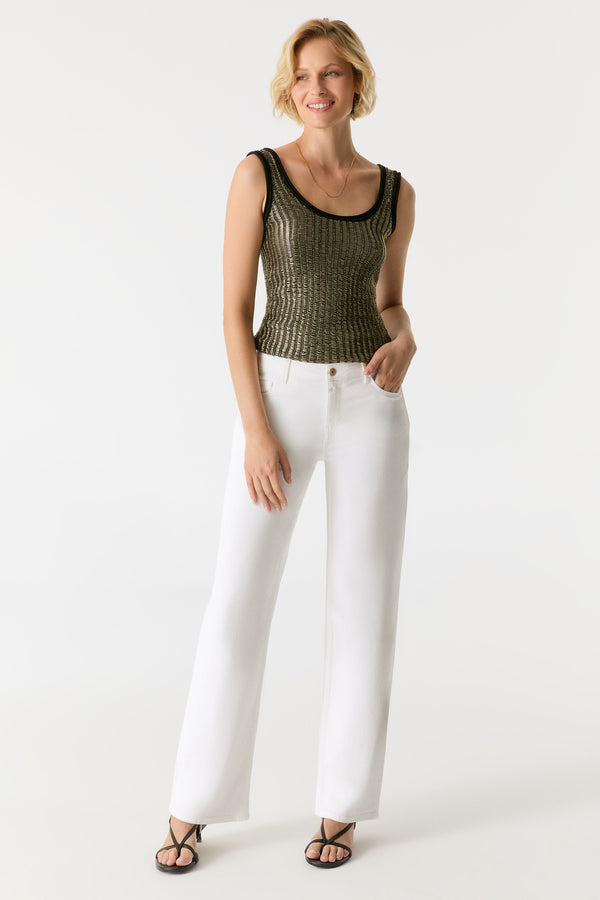 Cup Of Joe Denim Nova Mid Waist Regular Length 5 Pocket Pants