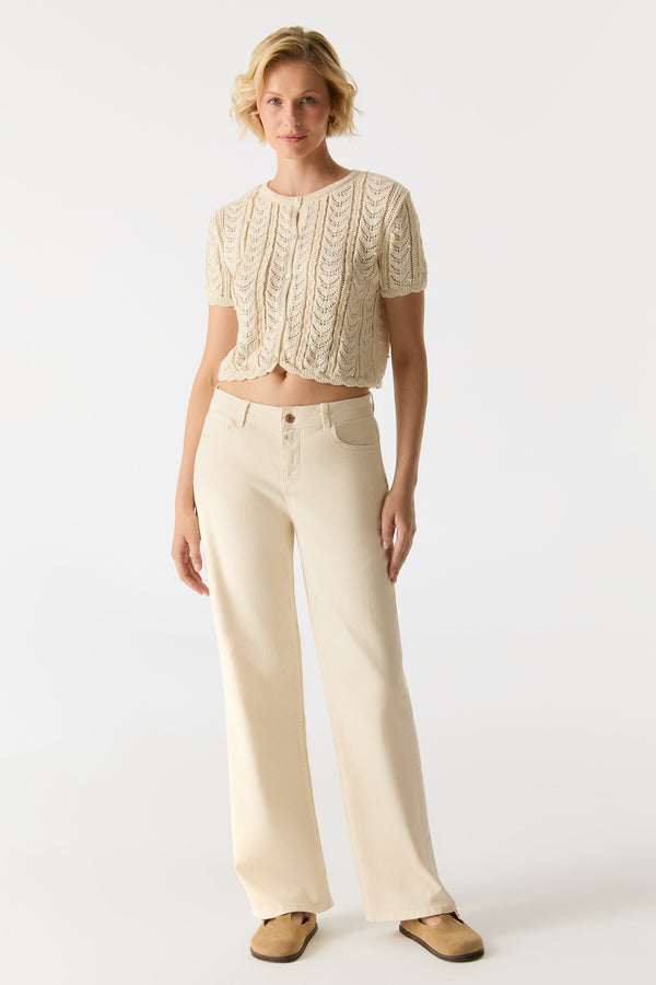 cup of joe denim Nova Mid Waist Regular Length 5 Pocket Pants