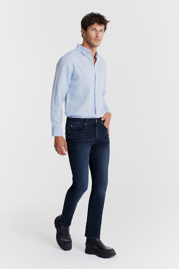 Cup Of Joe Denim Ray Mid Waist Regular Length 5 Pocket Jeans