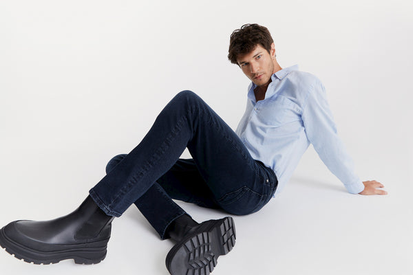 Cup Of Joe Denim Ray Mid Waist Regular Length 5 Pocket Jeans