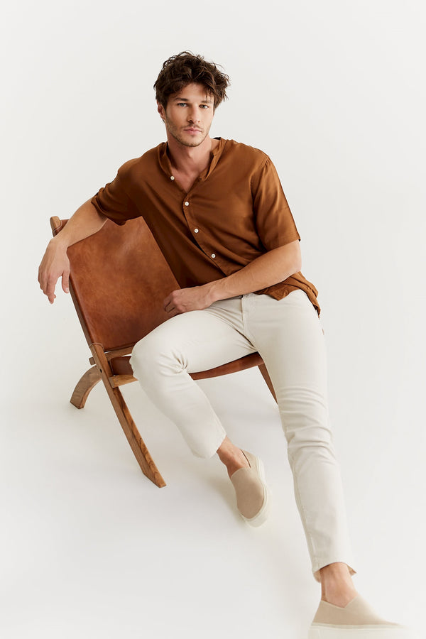 Cup Of Joe Denim Ray Mid Waist Regular Length 5 Pocket Pants