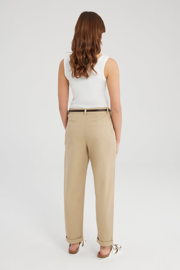 Cup Of Joe Denim Ruth Mid Waist Regular Length Chino Pants
