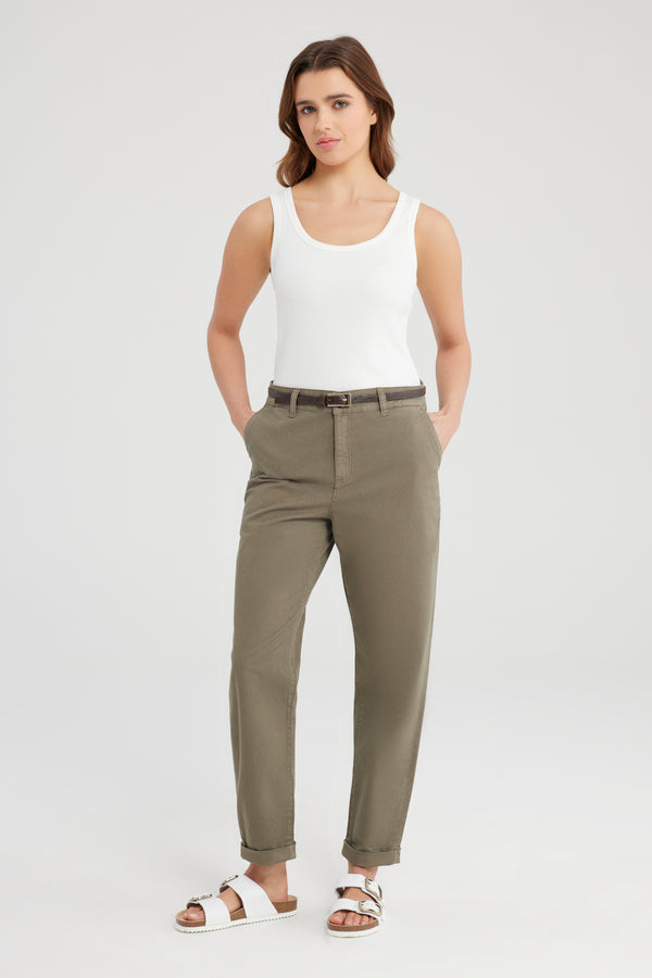 cup of joe denim Ruth Mid Waist Regular Length Chino Pants