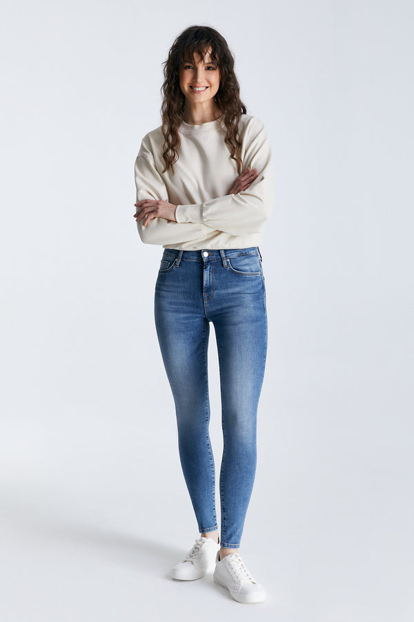 cup of joe denim Sophia High Waist Regular Length Reshape 5 Pocket Jeans