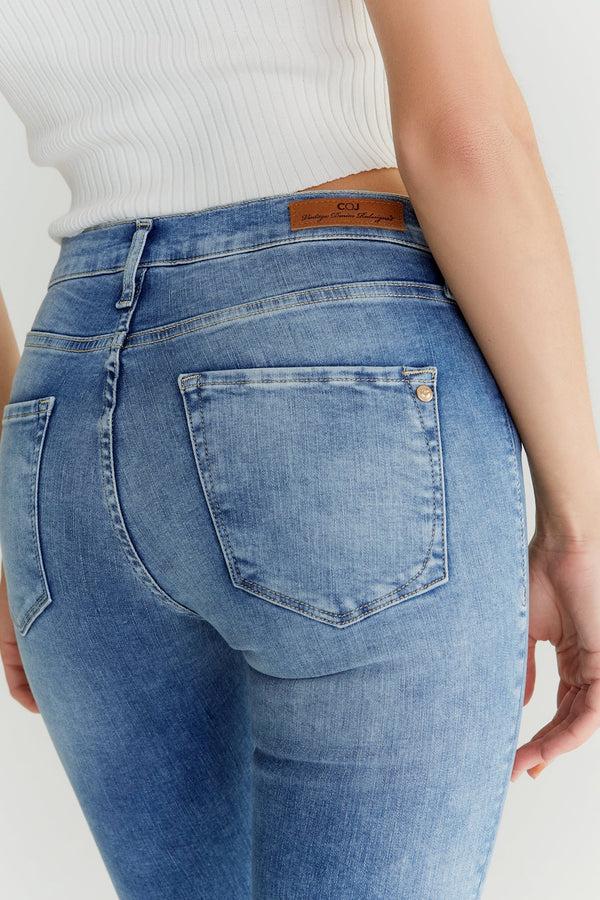 Cup Of Joe Denim Sophia High Waist Regular Length Reshape 5 Pocket Jeans