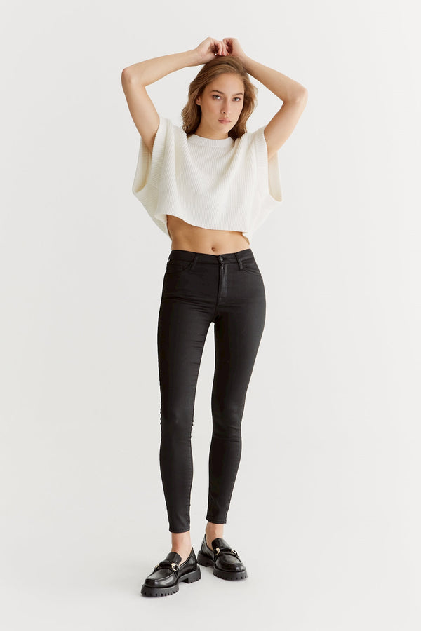 Cup Of Joe Denim Sophia High Waist Regular Length Reshape 5 Pocket Pants