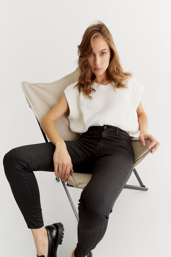 Cup Of Joe Denim Sophia High Waist Regular Length Reshape 5 Pocket Pants