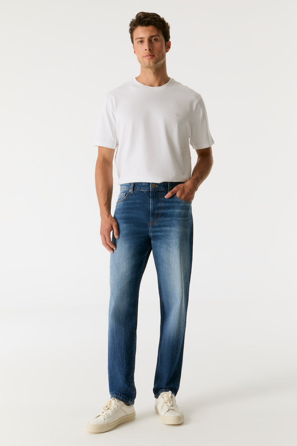 Cup Of Joe Denim Terry Mid Waist Ankle Length 5 Pocket Jeans