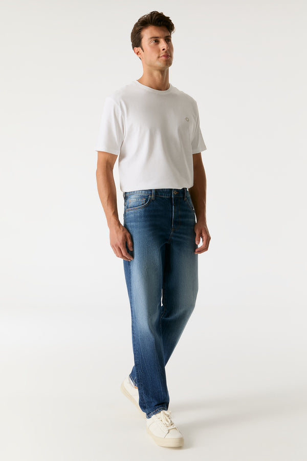 Cup Of Joe Denim Terry Mid Waist Ankle Length 5 Pocket Jeans