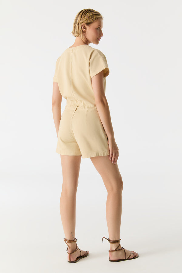 Cup Of Joe Denim Tina Regular Length Overall Shorts