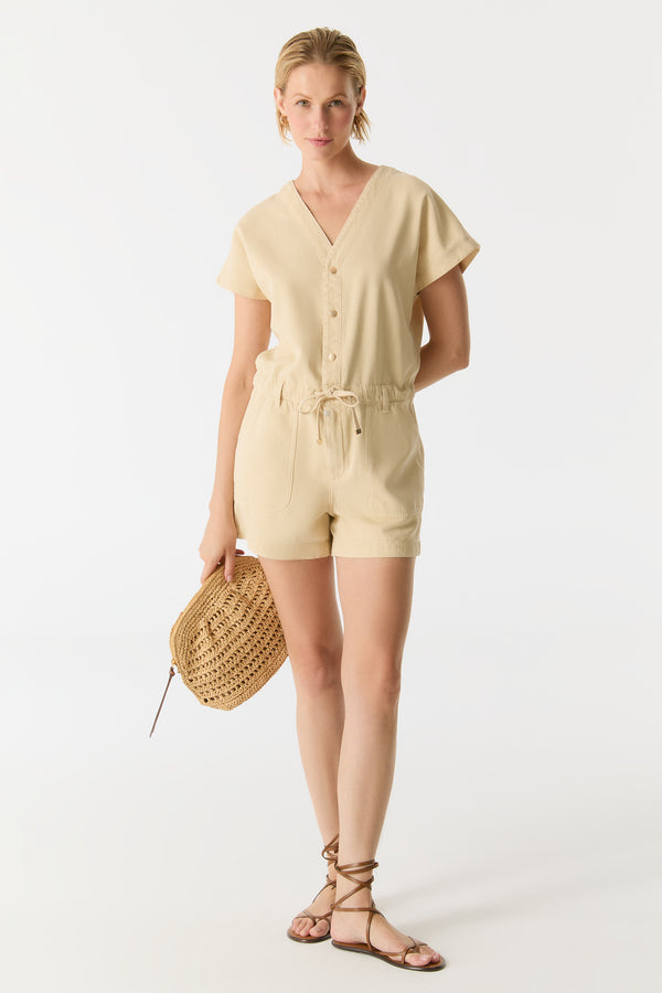 Cup Of Joe Denim Tina Regular Length Overall Shorts