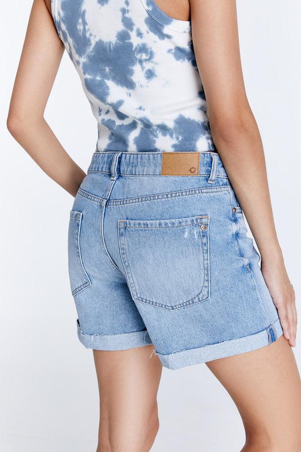 Cup Of Joe Denim Tracy Low Waist Regular Length 5 Pocket Shorts