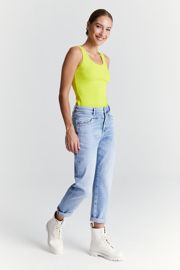 Cup Of Joe Denim Victoria Mid Waist Regular Length 5 Pocket Jeans