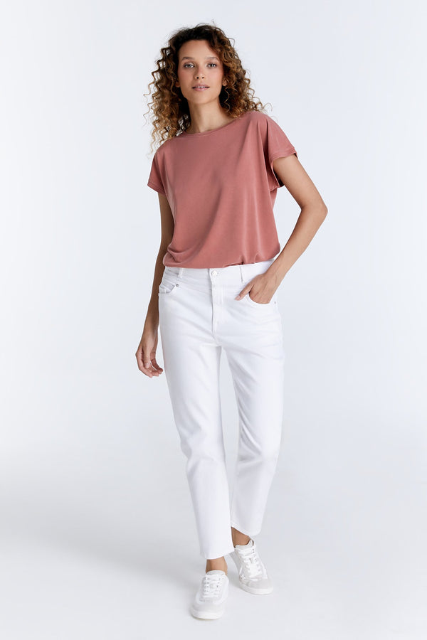 Cup Of Joe Denim Victoria Mid Waist Regular Length 5 Pocket Pants