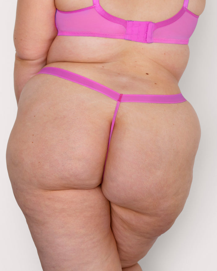 Curvy Couture No-Show Lace G-String Flirt