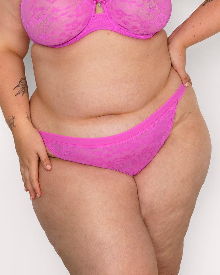 curvy couture No-Show Lace G-String Flirt