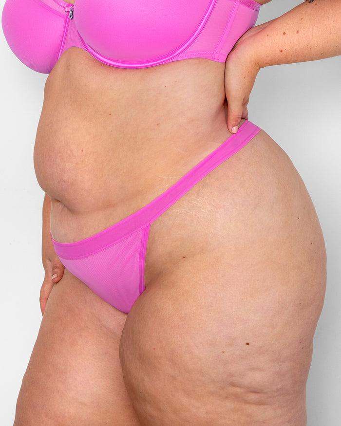 Curvy Couture Sheer Mesh G-String Flirt