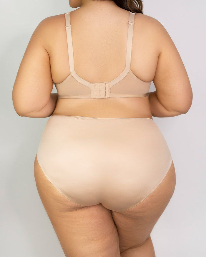 Curvy Couture Essential Boyshort - FINAL SALE Champagne Nude