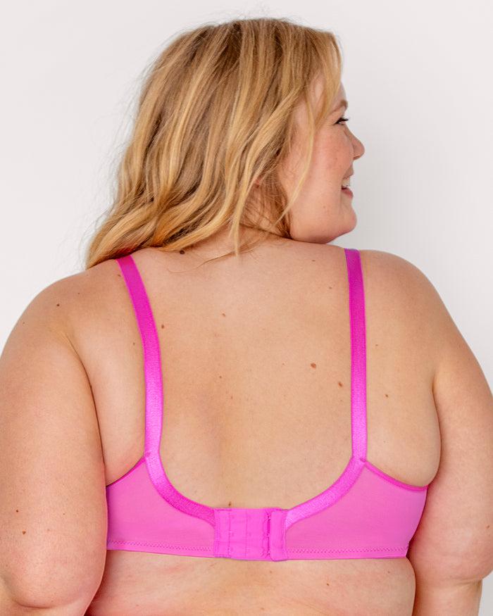 Curvy Couture No-Show Lace Unlined Underwire Bra Flirt