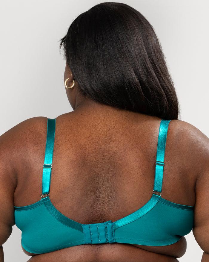 Curvy Couture Sheer Mesh Full Coverage Unlined Underwire Bra Fanfare