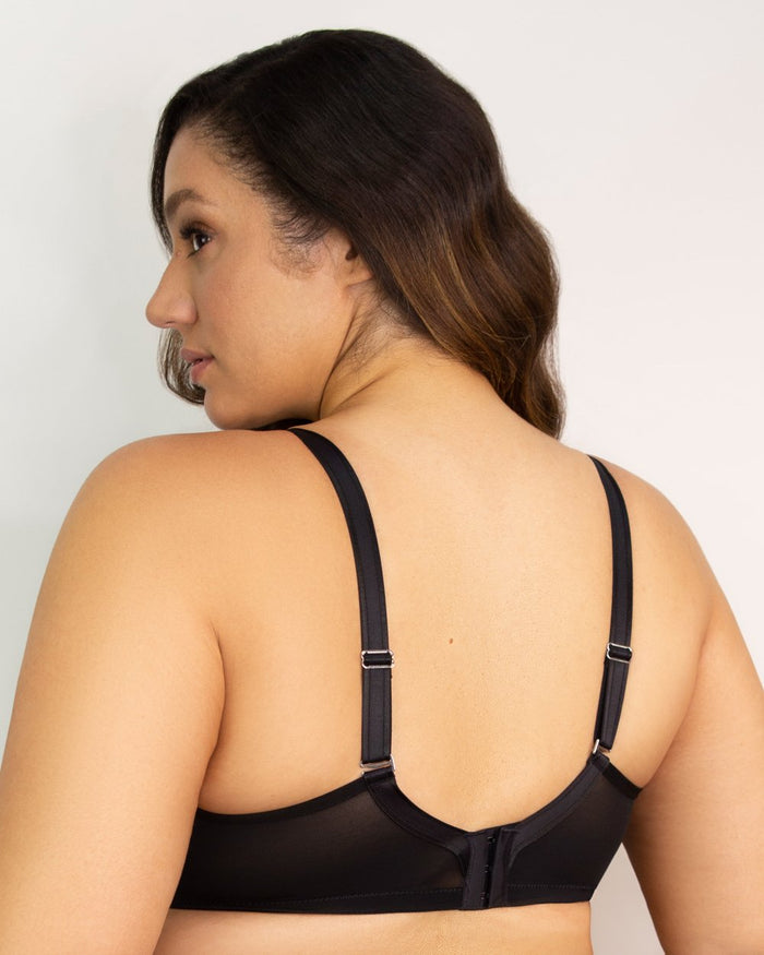 Curvy Couture Tulip Smooth T-Shirt Bra Designer Leopard