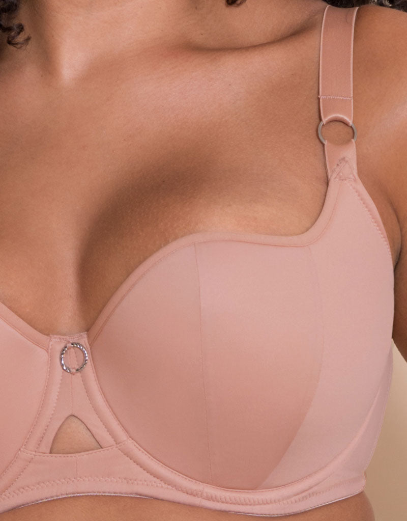 Curvy Kate Boost Me Up Padded Balcony Bra Latte Beige