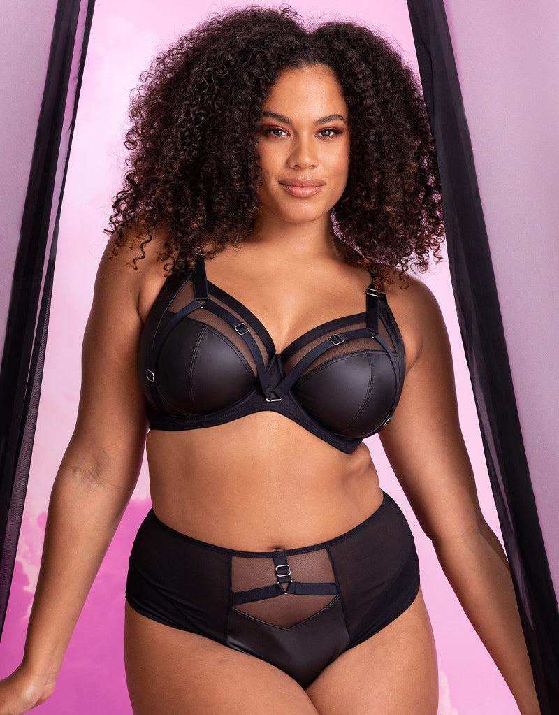 curvy kate Enclose Balcony Side Support Bra Black
